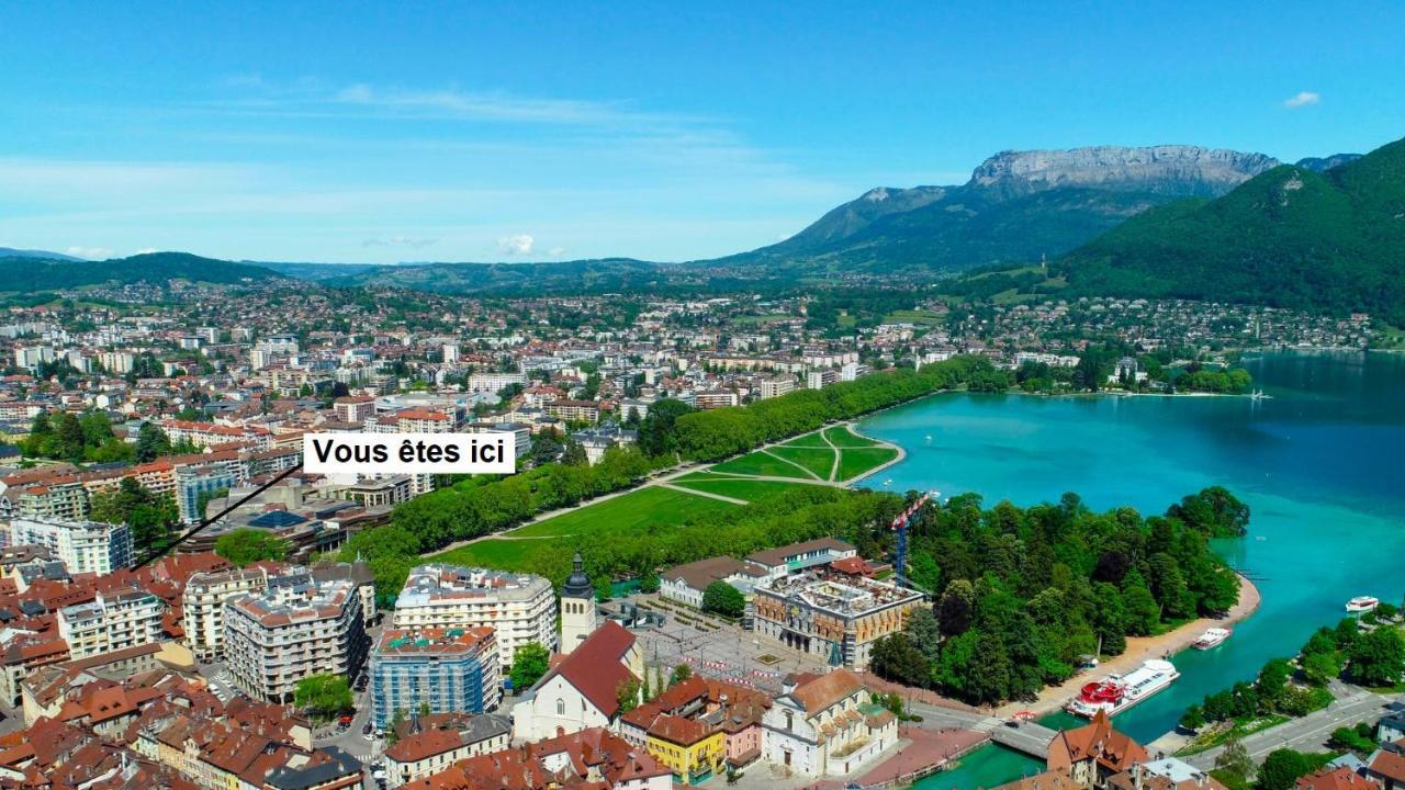 A 200M Du Lac, Au Coeur De La Vieille Ville Avec Parking อานซี ภายนอก รูปภาพ
